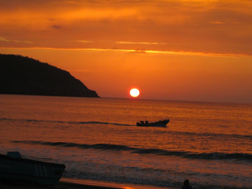 Ecuador Pacific Sunset, Puerto Lopez - 2014