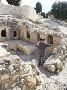 An empty tomb of a wealthy family from the time of Christ