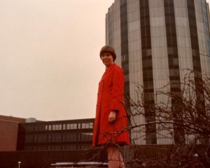 I stand in front of the new hospital tower where I worked as a new graduate nurse.