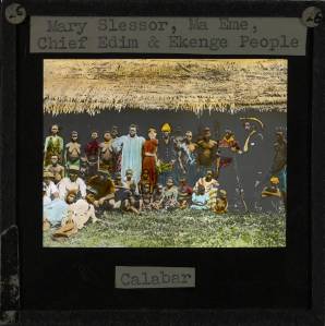 Mary with Chief Edem who later died of smallpox