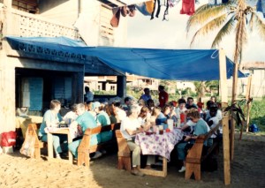 Fabulous meals were prepared for us by the Pastor's wife who owned a restaurant.